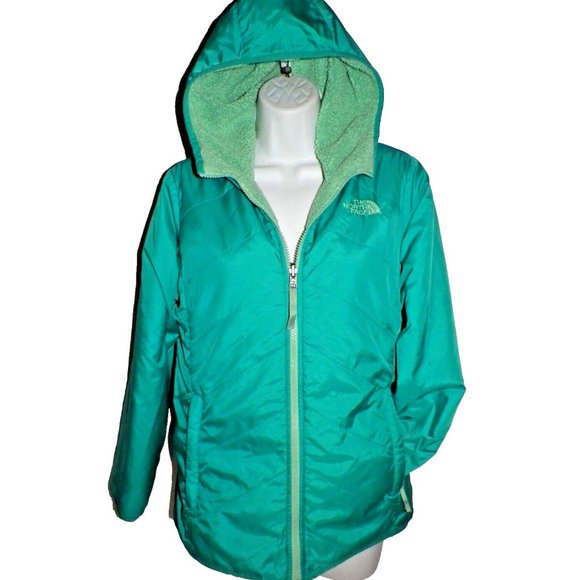 Girl's XL 18 The North Face Perseus Reversible Nylon Sherpa Fleece Jacket - Picture 1 of 15